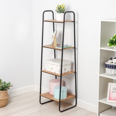 Scandinavia 14 rack, 45 × 38.5 × 147 cm, black color
