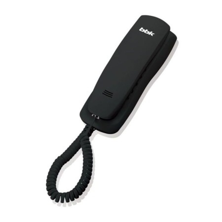 Wired phone BBK BKT-10 RU, desktop, pause, microphone disconnection, black