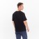 T -shirt male, black color, Face, size 52