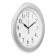 Watch Wall Interior "Classics", silent, D-30 cm, rim transparent silver