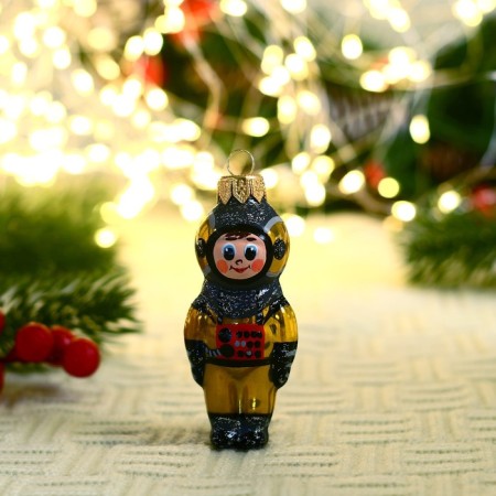 Christmas tree toy "Cosmonaut-04" 9 cm