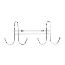 Axentia hanger with 6 hooks, chrome steel, 27.5x12.5x5.5 cm, weight up to 4 kg