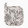 Black Flowers Ethel Trustees 19x19cm, 100% X/L, Sarzha 190 g/m2
