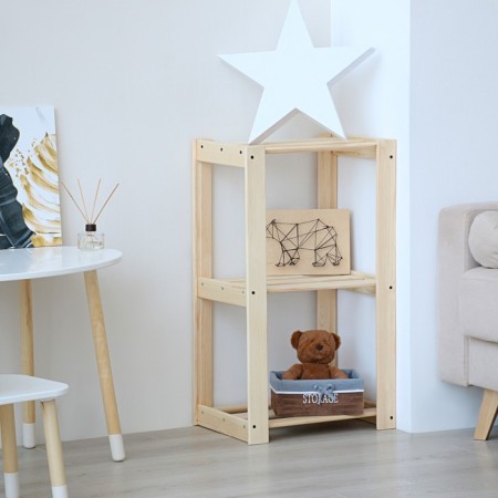 Wooden rack "Bravo-3", 80x46x33 cm
