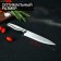 Kitchen knife "metallic", blade 17.5 cm, silver color