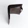 Male purse on magnet 3 in 1, department for auto documents, passports, brown color