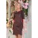 Women's dress, size 50, brown color