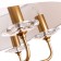 Jennifer chandelier, 6x60W E14, bronze color