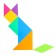 Puzzle "Tangram"