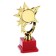 The award figure "Zvezda" c, the plastic stand is red, 17 x 9.5 x 6.3 cm.