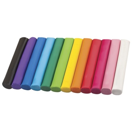 Plasticine 12 colors 200 g, Brauberg higher quality, in the blist-1