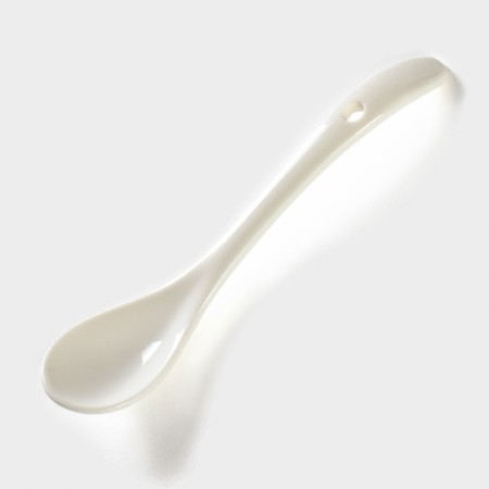 Porcelain Bank for bulk products with a spoon "Estet. Vegetables ", 250 ml, white color-5