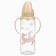 A set of bottles for feeding "Forest animals" 150 and 250 ml, straight, beige color