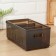 Optima, 5 liter storage container, 16.8 × 30.5 × 12.9 cm, brown color