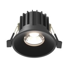 The built-in lamp Technical DL058-12W4K-B, 12W, 8x8x6 cm, Led, 940lm, 4000k, black color black