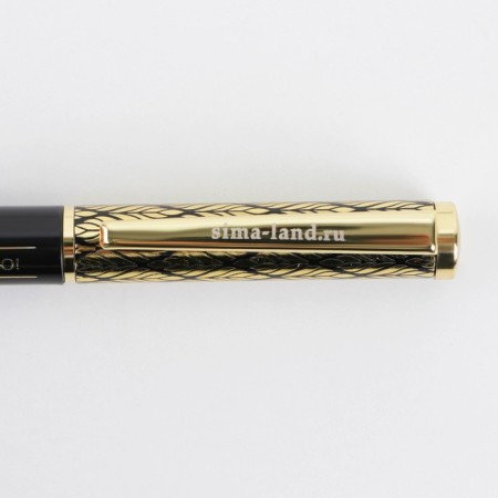 Pen in the gift case “wonderful teacher”, metal, blue paste, 1.0 mm-5