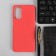 Pero cover, for Samsung M52, silicone, red