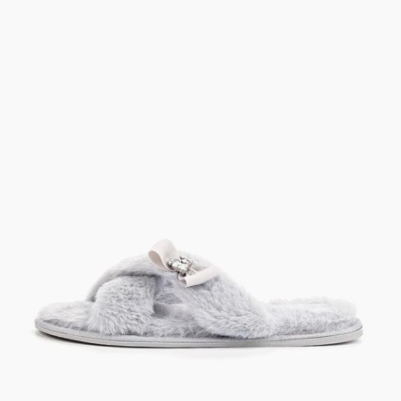 Slippers # 7 women, size 35.5, color gray color-6