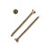 Self -cutting output Infix, 3.5x45 mm, hide, Torx10, yellow zinc