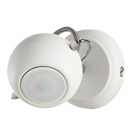 SPOT SPIA 1x50W GU10, white 16x12x12 cm