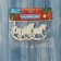 Jewelry decoration "Horse-rocking" (set 3 pcs) 5x4.5 cm, white