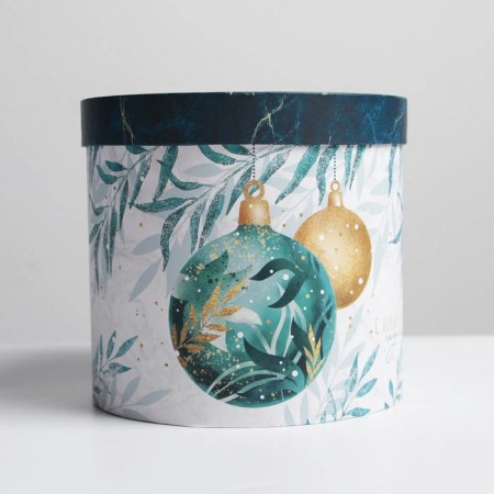 Gift Box "Happiness in the New Year", 13 x 14 cm, New Year-2