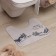 Bathroom mat Ethel "Forever", 50x40 cm, velor