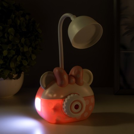 Table lamp "Gammy" LED 2 modes 2W USB pink, sharpener 11.7x7x12 cm Risalux-15
