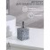 Liquid soap dispenser "Granit", 400 ml, color gray