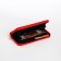 Women's wallet with lightning, red color