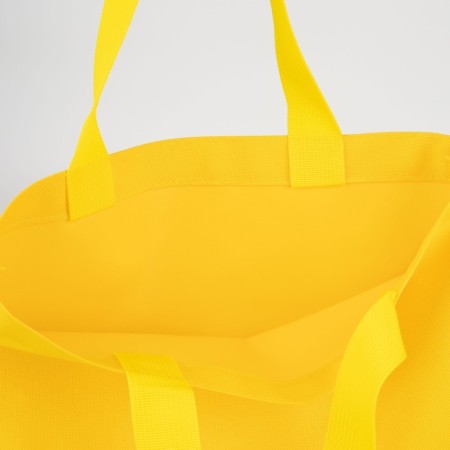 Shoper Self Love, sparkles, without lightning, without lining, yellow color-6