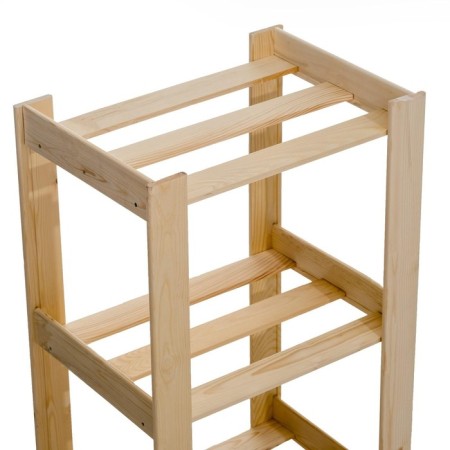 Wooden rack "Bravo-3", 80x46x33 cm-4
