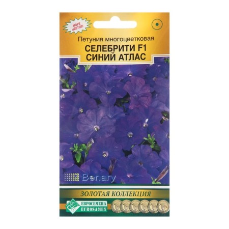 Flowers of Petunia "Blue Atlas", 10 pcs