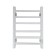 Electric towel "Sanprise" Contour P6, 400x600 mm, universal, white