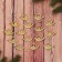 Jewelry decoration "Musical pipe" (set of 14/15 pcs) 1.5x3 cm gold