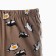 Homemade female set (T -shirt/pants) "Penguin", brown color, size 56