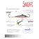 Balancir Lucky John Fin 3 + tee, 4 cm, color 54 blister