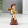 Polystone souvenir "Angel on a column with hearts/flowers" mix 8.5x4x3.3 cm