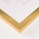 Photo frame plastic Gallery 20x30 cm, 641811 gold (plastic screen)