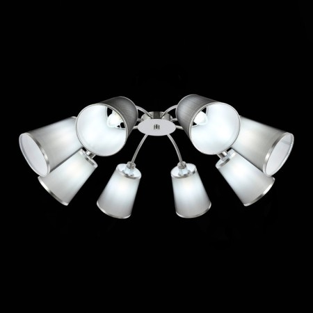 Ceiling EVOLUCE lamp. Sle103002-08. Maleonte. 8x40 watts, E14, 84x84x24 cm, chromium color-2