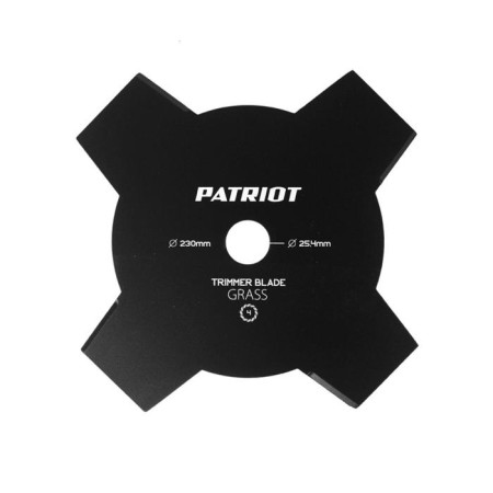 Knife Patriot TBS-4, 230x25.4x1.6 mm, 4 lobe