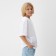 T -shirt Children's Minaku: Basic Line Kids color white, height 128 cm