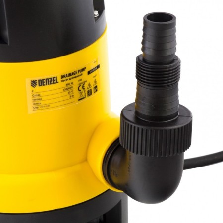 Drainage pump Denzel DP800A, 800 W, rise 5 m, 13000 l/h, rental cable 10m-1