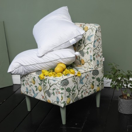 The pillow is low, size 50x70 cm, color mix-2