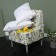 The pillow is low, size 50x70 cm, color mix