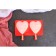 Ice Cream Form "heart", silicone, 19.5 × 14 × 2.5 cm, 2 cells (8.4 × 9 cm), color mix