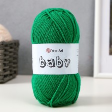 Пряжа "Baby" 100% акрил 150м/50гр (338 изумруд)