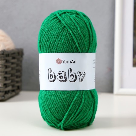 Baby yarn 100% acrylic 150m/50g (338 emerald)