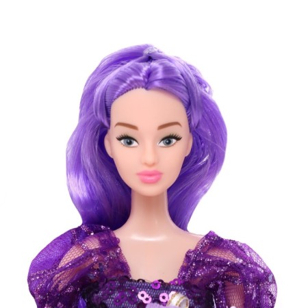 Carbonnic “Tender Dreams” doll with accessories, purple hair-4