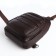 Male bag-bag made of artificial leather, brown color